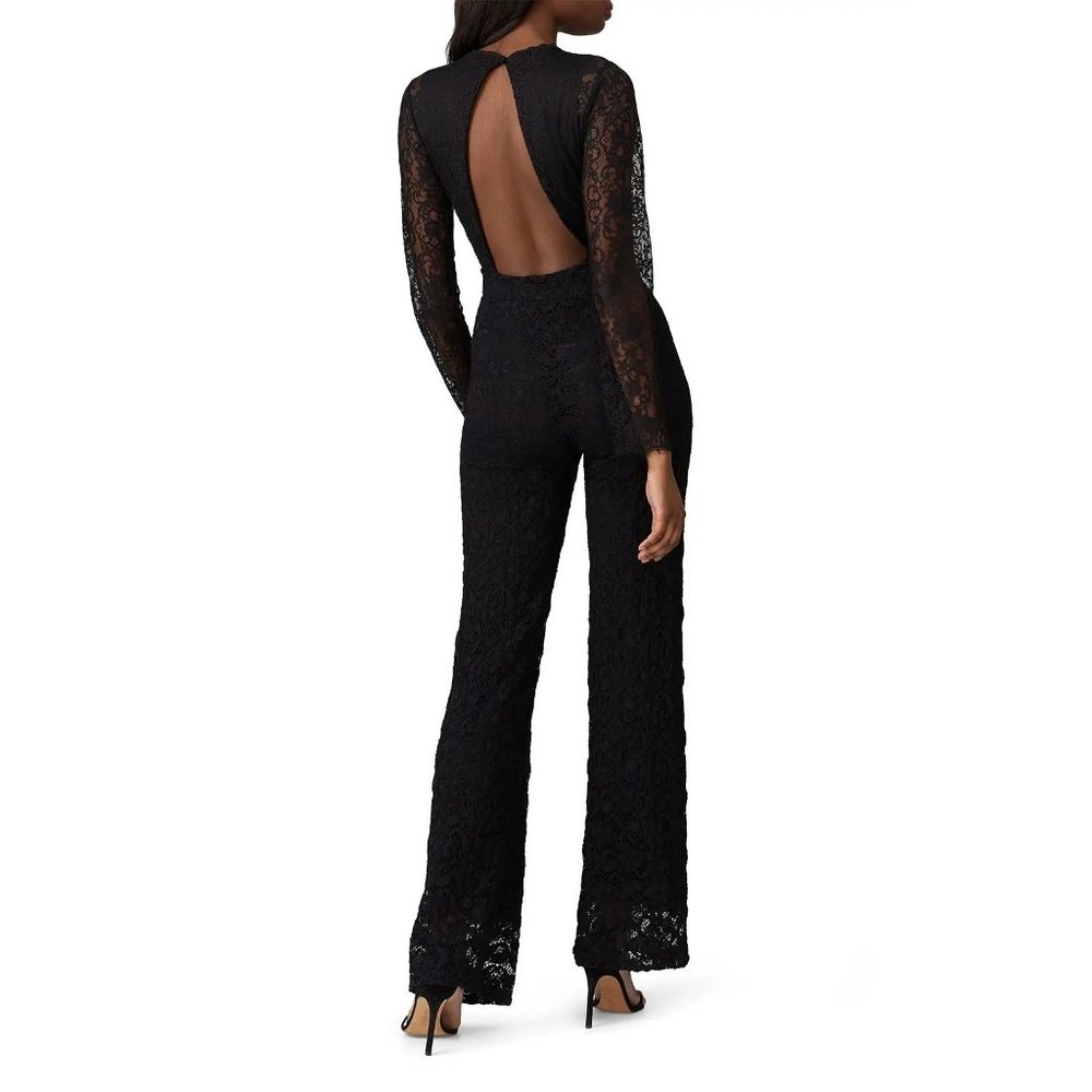 Nightcap Clothing Serata Jumpsuit Lace Black Size L - Picture 3 of 10